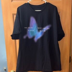 Trendy RARE Post Malone Twelve Carat Toothache Concert T-shirt🔥